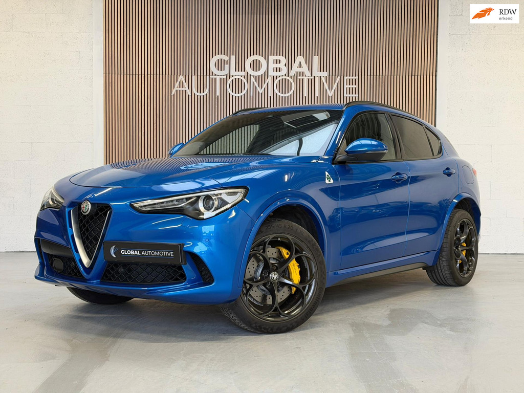 Alfa Romeo Stelvio 2.9 V6 AWD Quadrifoglio - 510 PK QV - MISANO BLUE - STUURVERWARMING 41641865-0.jpg | Global Automotive