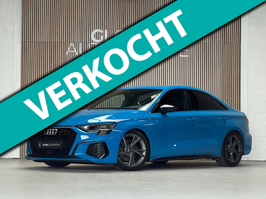 Audi A3 Limousine 35 TFSI S-line - 18 INCH - SFEERVERLICHTING - TURBO BLAUW 53549156-0.jpg | Global Automotive